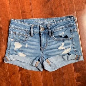American eagle denim shorts